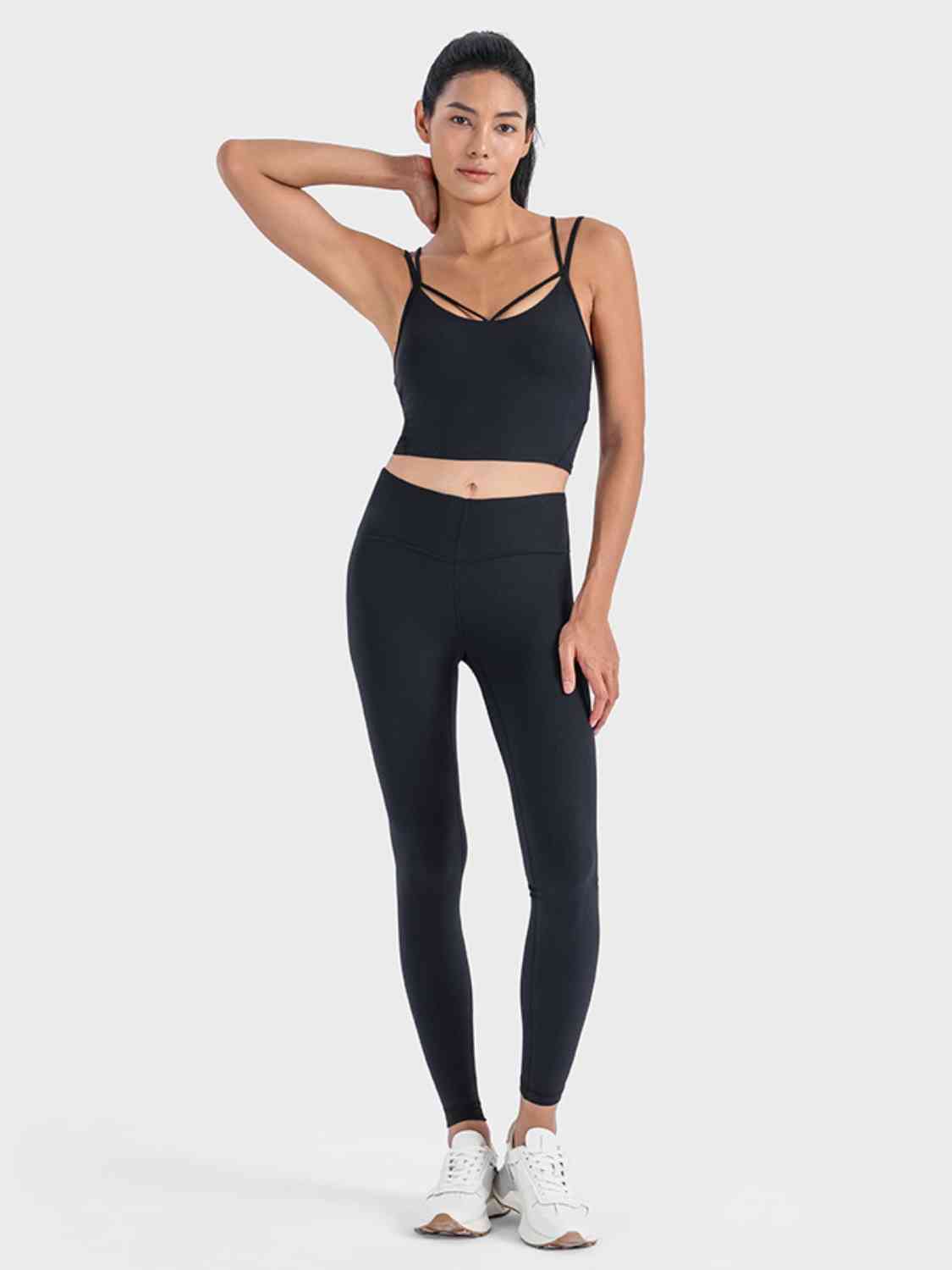 Double Strap Ribbed Sports Cami