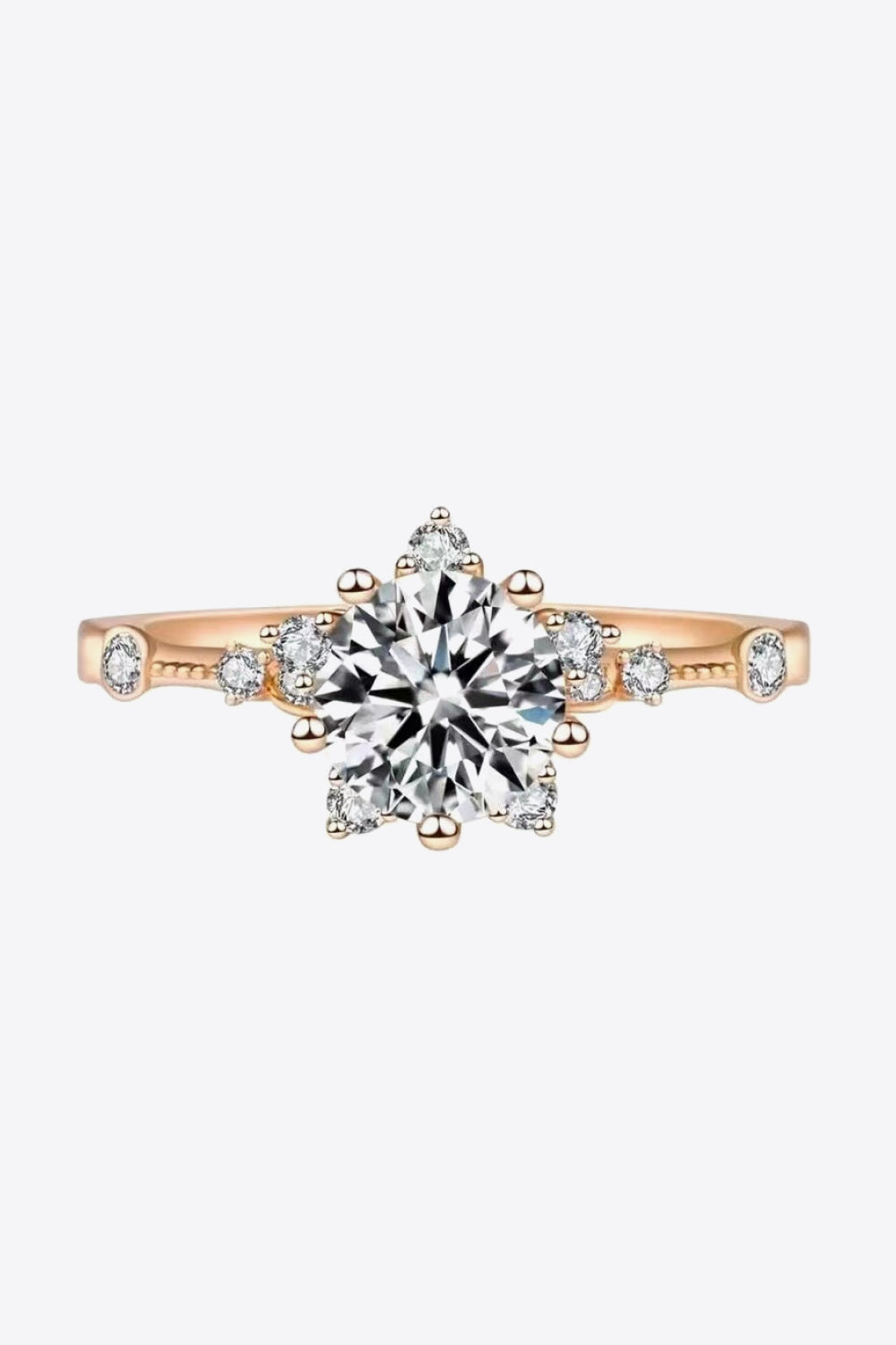 1 Carat Moissanite 6-Prong Ring