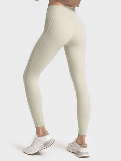 Double Take Wide Waistband Leggings